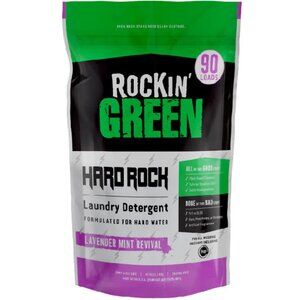 Rockin Green HardRock Plant Based Concentrated Laundry Detergent, 90 Loads, 45oz